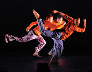 Dancers on stage