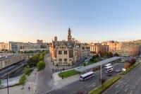 Aerial view of Bradford city centre