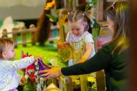 Young children playing