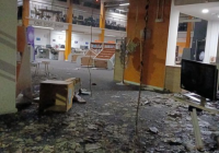 Image showing damage inside Spellow Hub Library