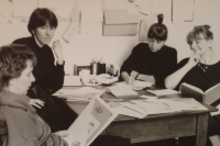 Black and white image of Women & Theatre founders