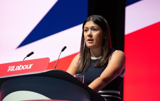 Lisa Nandy at Labour Party Conference 2022