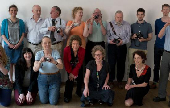 Photo of Arts 4 Dementia team at the Photographers' Gallery