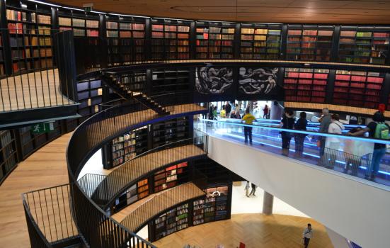 Interior of Birmingham Library