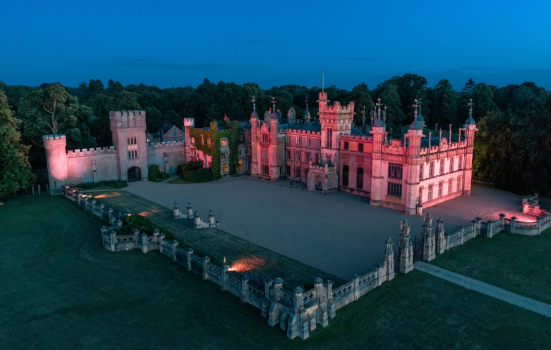 landscape image of Knebworth House