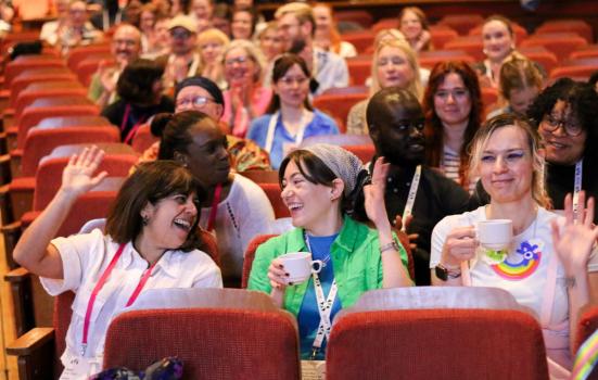 Arts marketers sitting in an auditorium