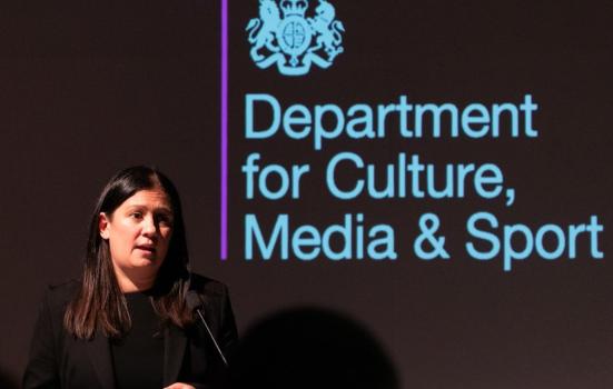 Culture Secretary Lisa Nandy speaking at an event