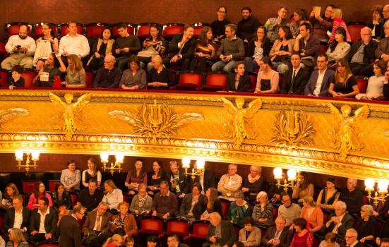 Audience inside a theatre