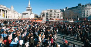 The Mall crowds