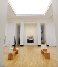 Photo of contemporary art galleries which form a part of National Museum of Art