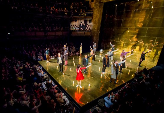 Actors on stage at the RSC