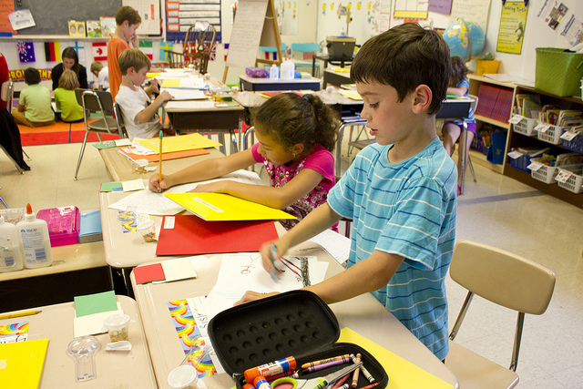 Photo of children in a classroom