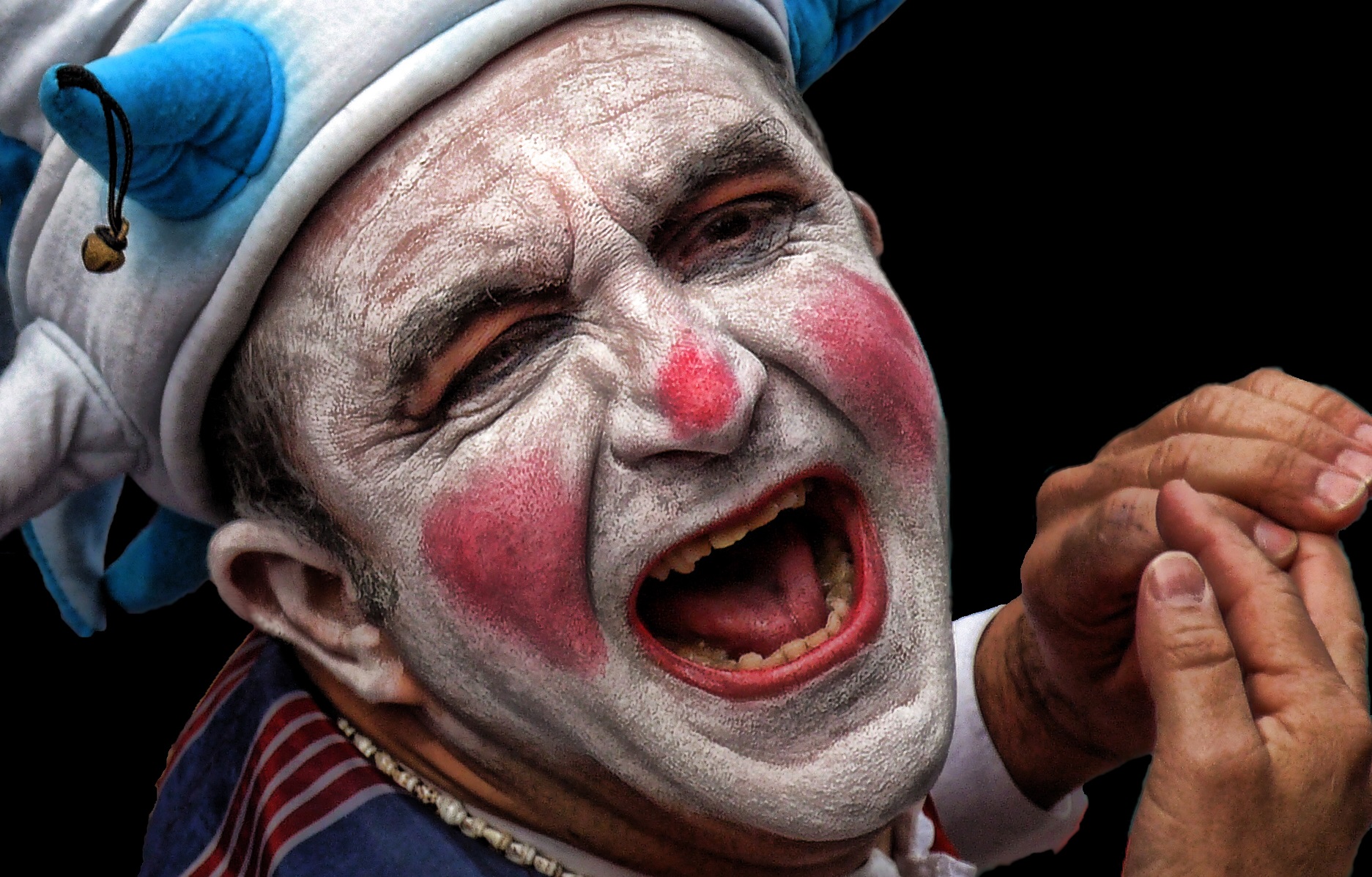 Photo of man as a jester