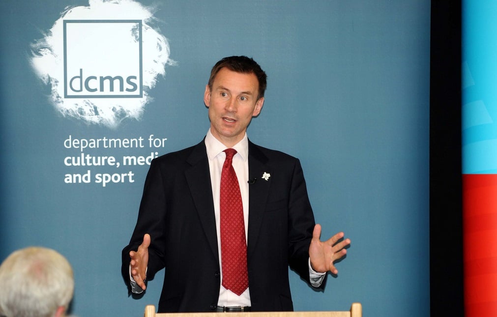 Jeremy Hunt giving a speech