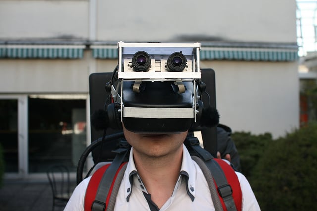 Photo of virtual reality headset