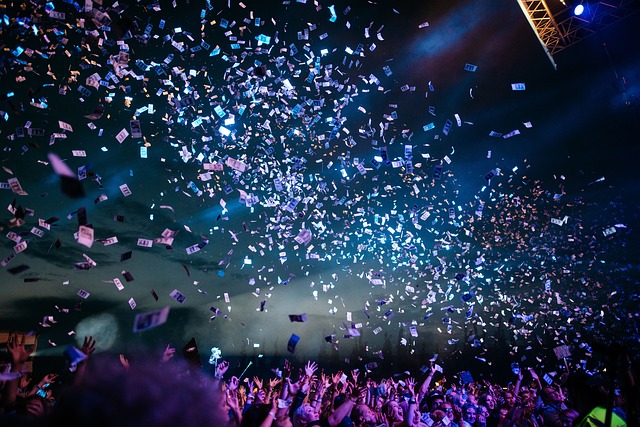 Photo of confetti