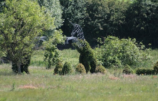 Photo of art in rural England