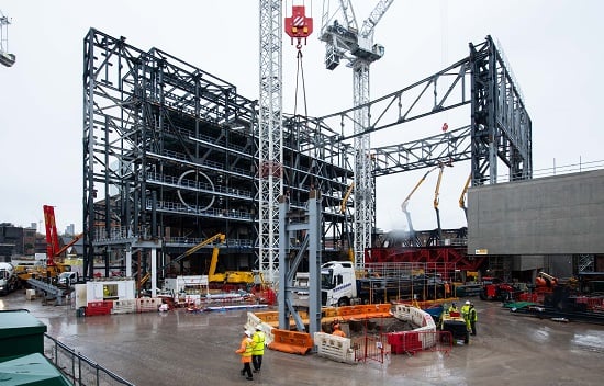 Photo of The Factory under construction