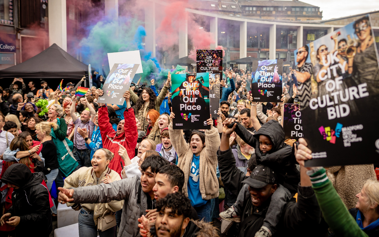 Bradford celebrates winning UK City of Culture 2025