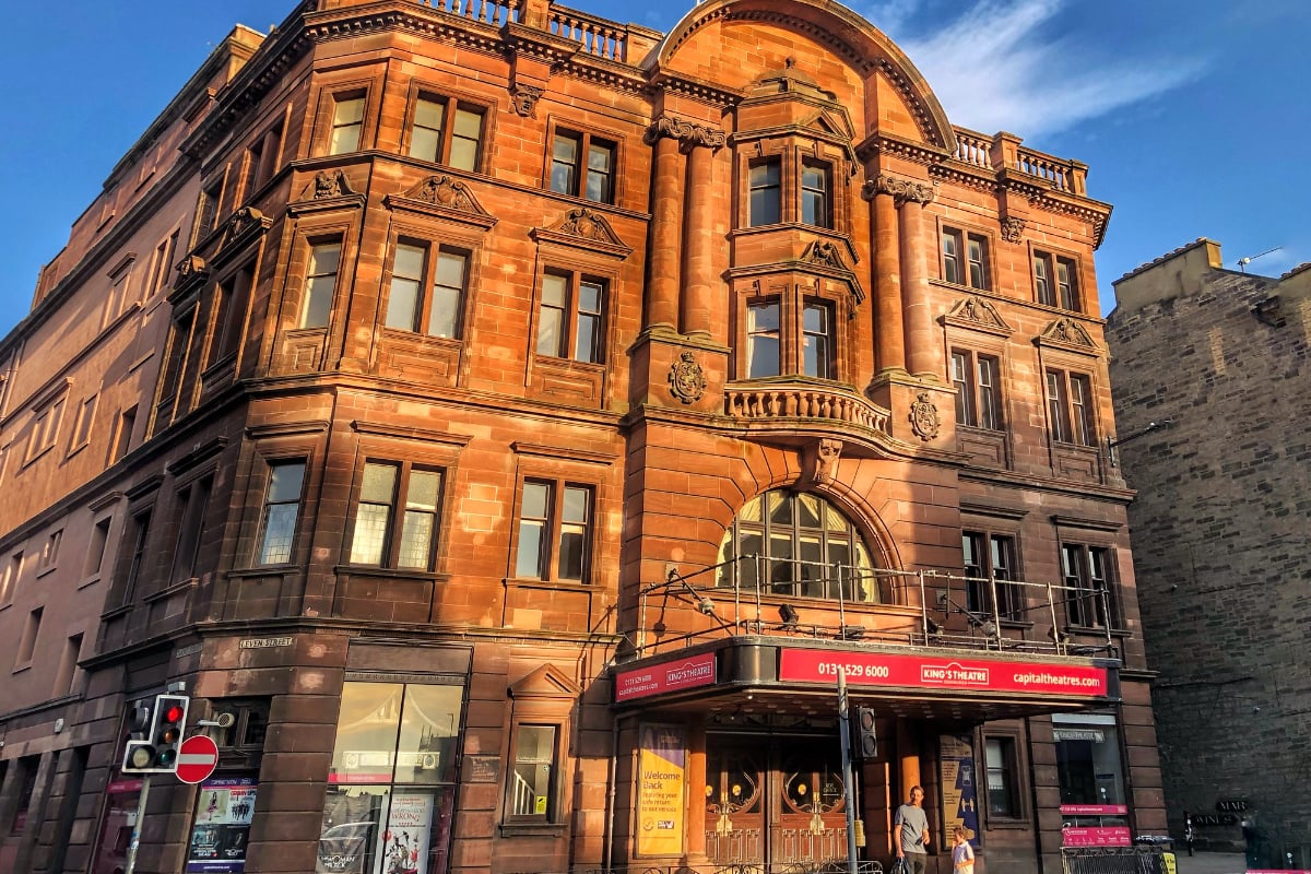 Exterior of Edinburgh's King Theatre