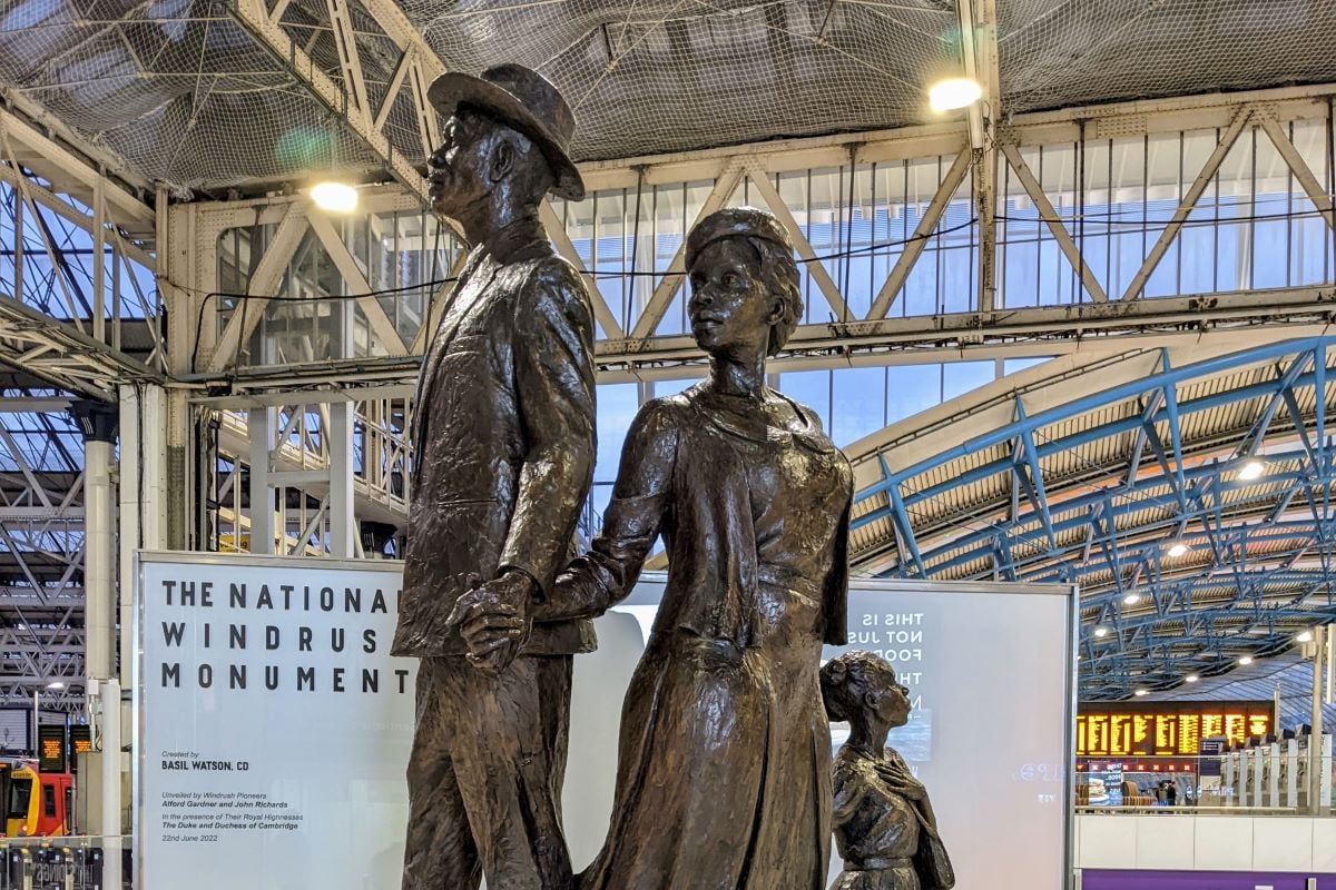 The National Windrush Monument by Basil Watson