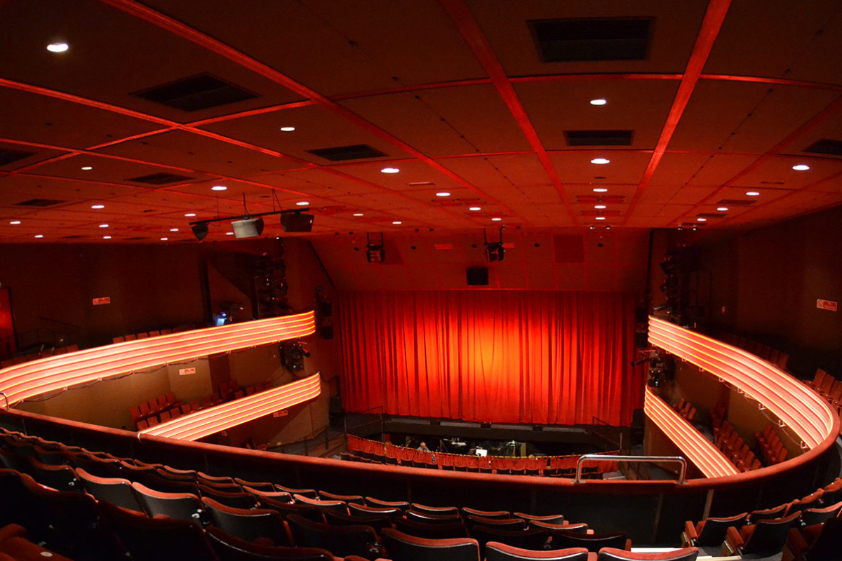 The auditorium of The Orchard Theatre, Dartford