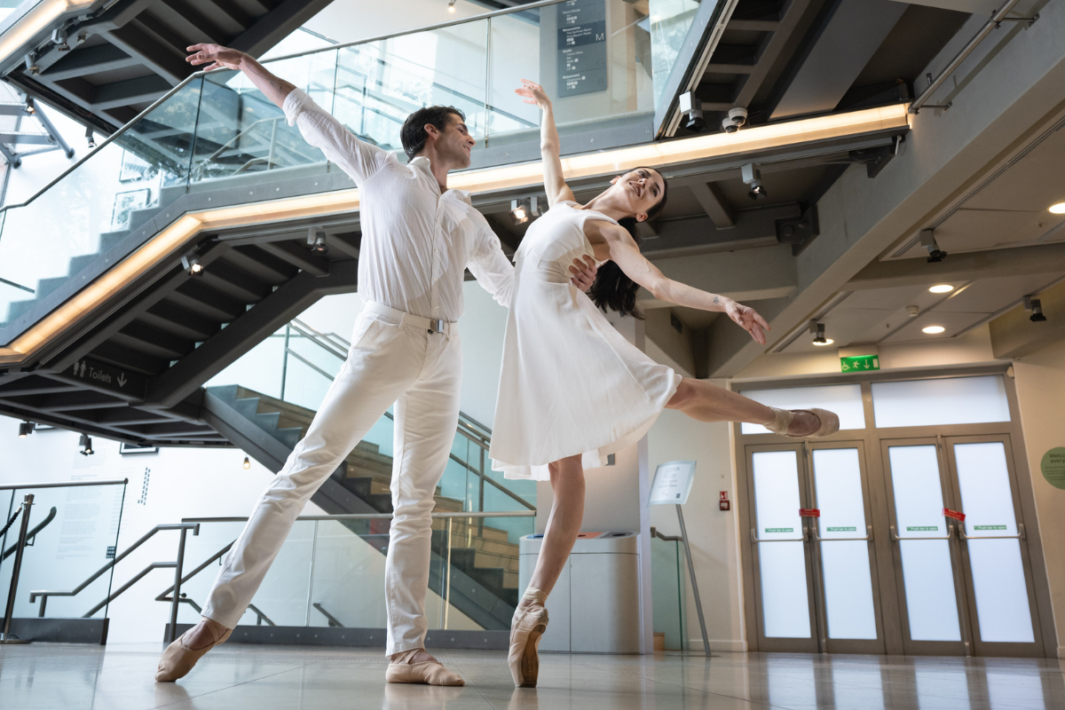 Ballet dancers Alvaro Madrigal Arenilla and Ayca Anil