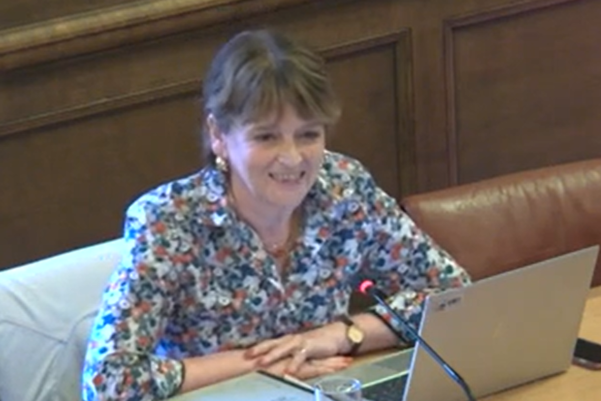 Joan Parr speaks at an Edinburgh council meeting 