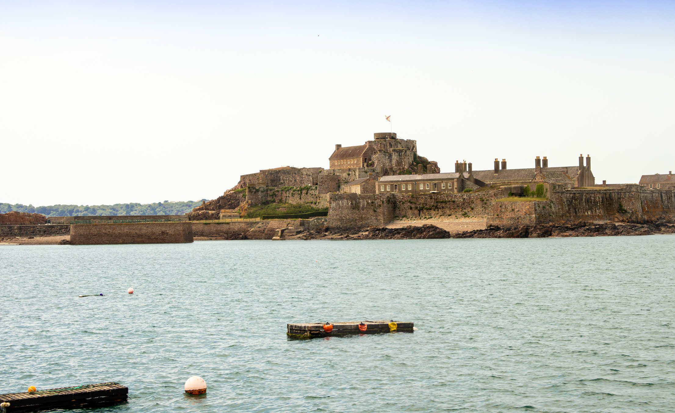 Elizabeth Castle in St Helier, Jersey