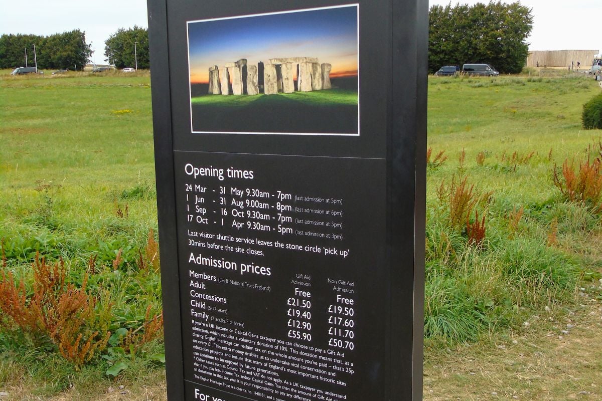 Prices for entry to Stonehenge Fernando Losada Rodríguez