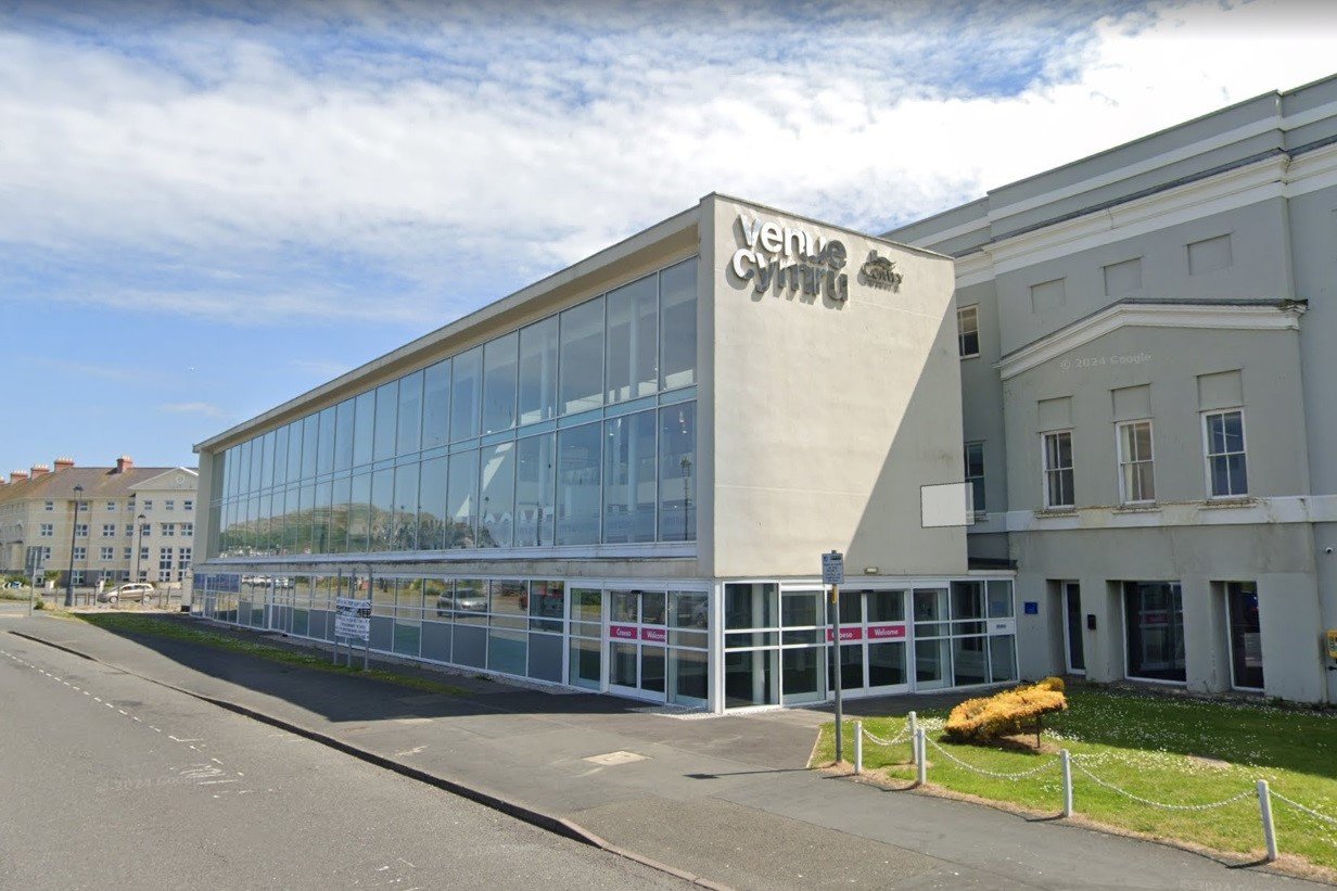 Venue Cymru in Conwy, Wales is facing the loss of £5m in levelling up funding. Picture: Google