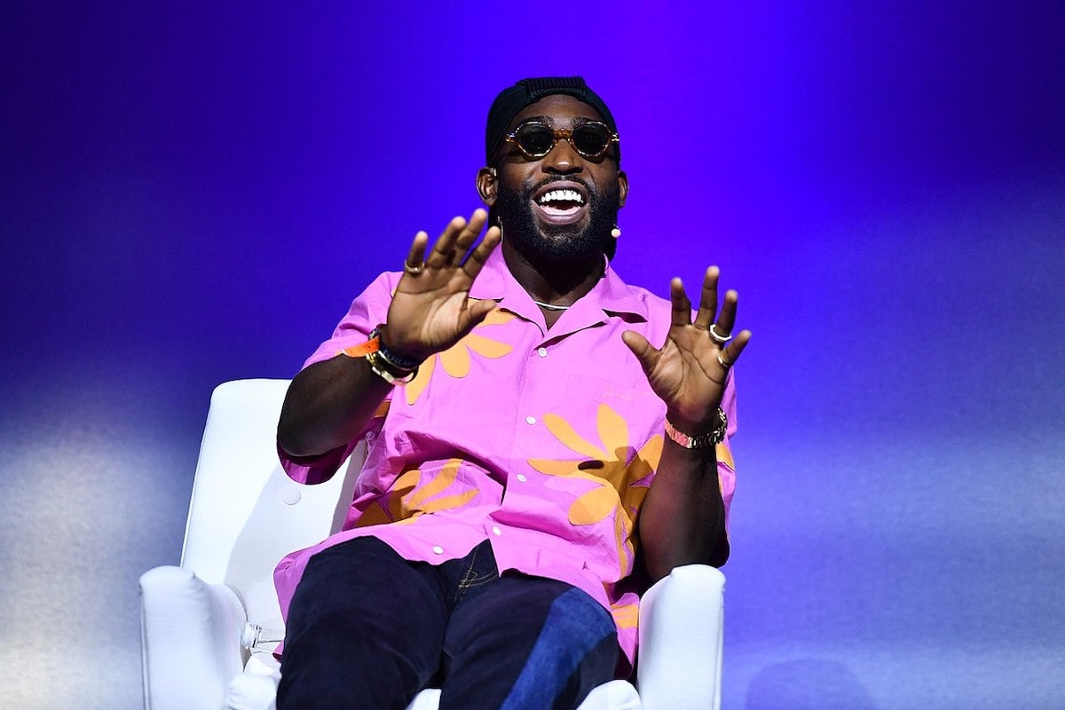 4 November 2021; Tinie Tempah, Artist, on MusicNotes Stage during day three of Web Summit 2021 at the Altice Arena in Lisbon, Portugal. Photo by Sam Barnes/Web Summit via Sportsfile