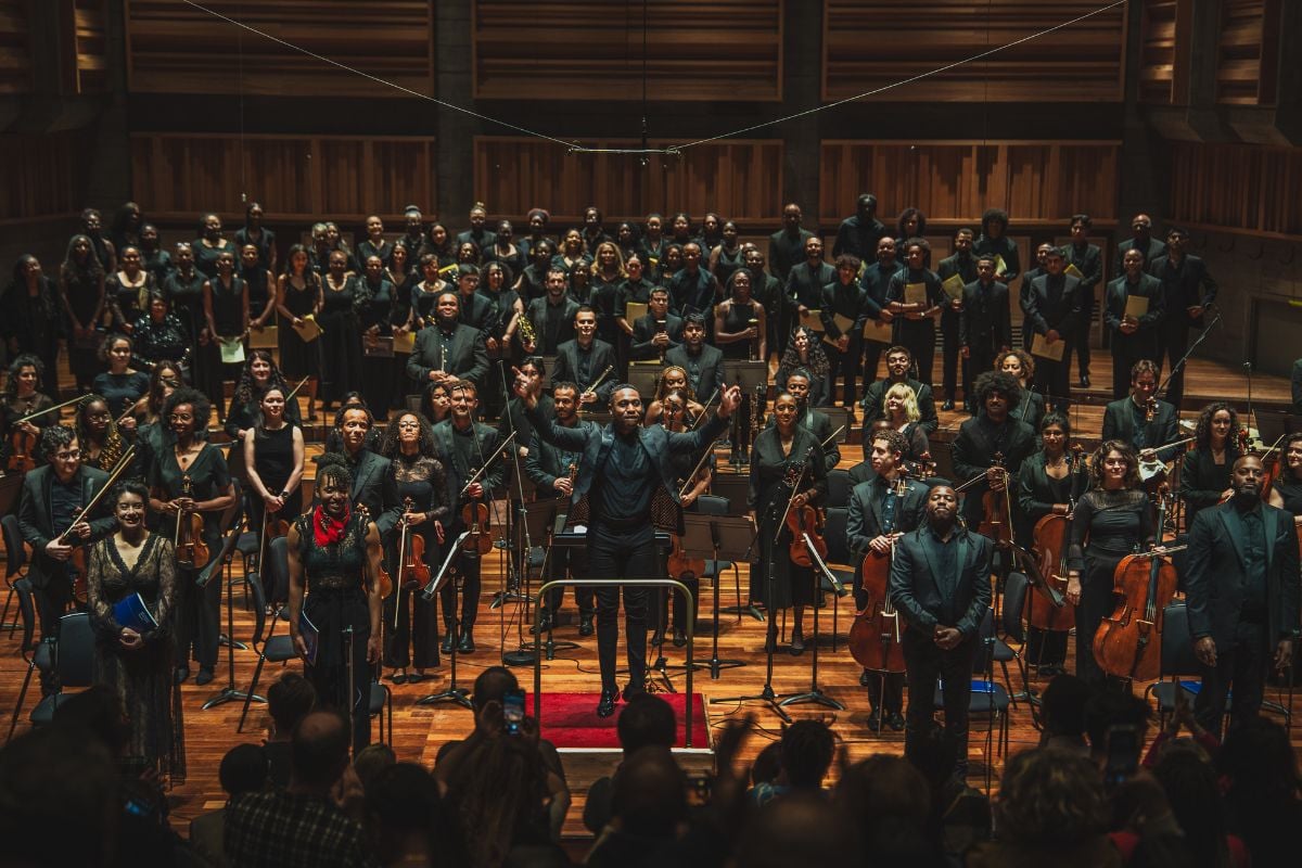 Chineke on stage a Queen Elizabeth Hall (c) Chuk