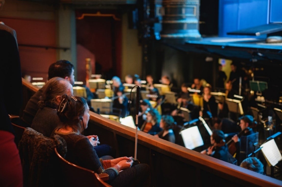 Opera North Touch Tour at Leeds Grand Theatre. Picture credit: Tom Arber